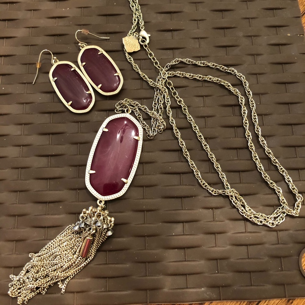 Kendra Scott Necklace and Earrings Set
